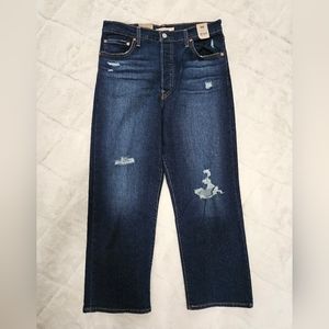 Levi's Women's Distressed Blue Jeans